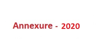 Annexure - 2020